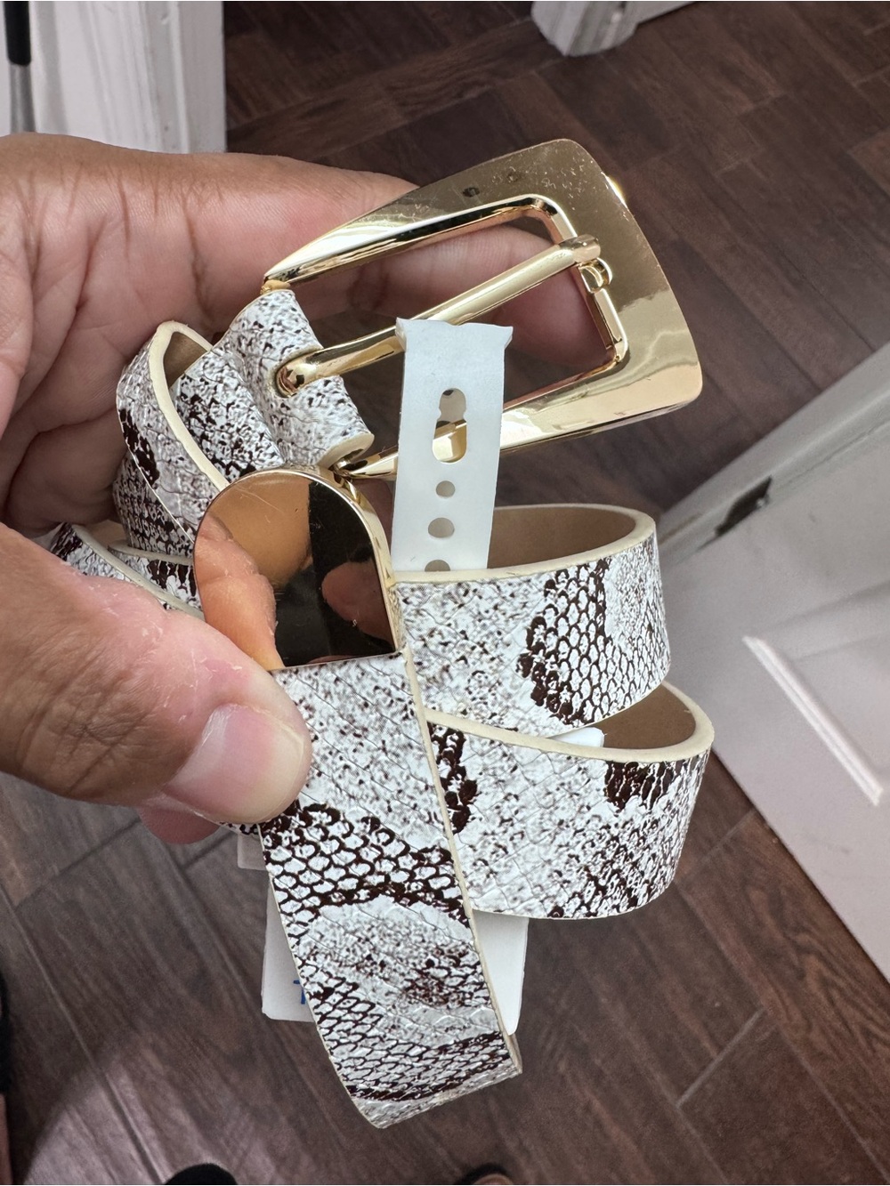 A NEW DAY snake skin design BELT